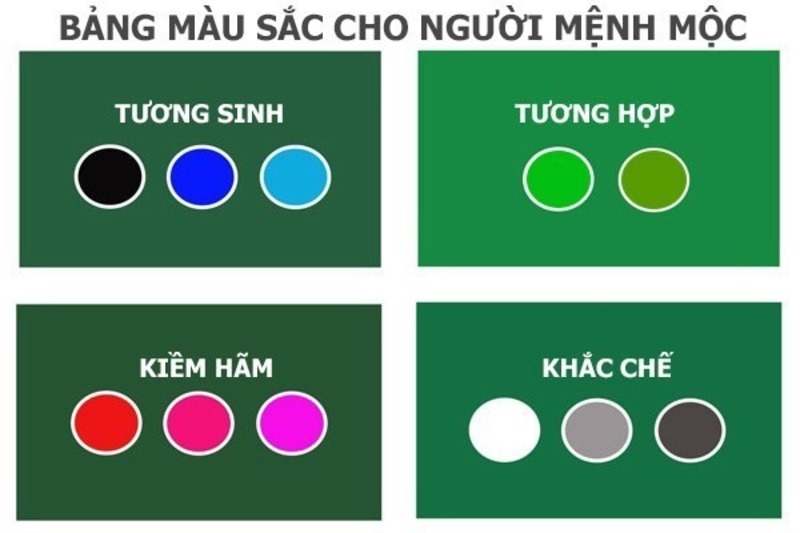 Người sinh năm 1981 hợp màu gì, khắc màu gì